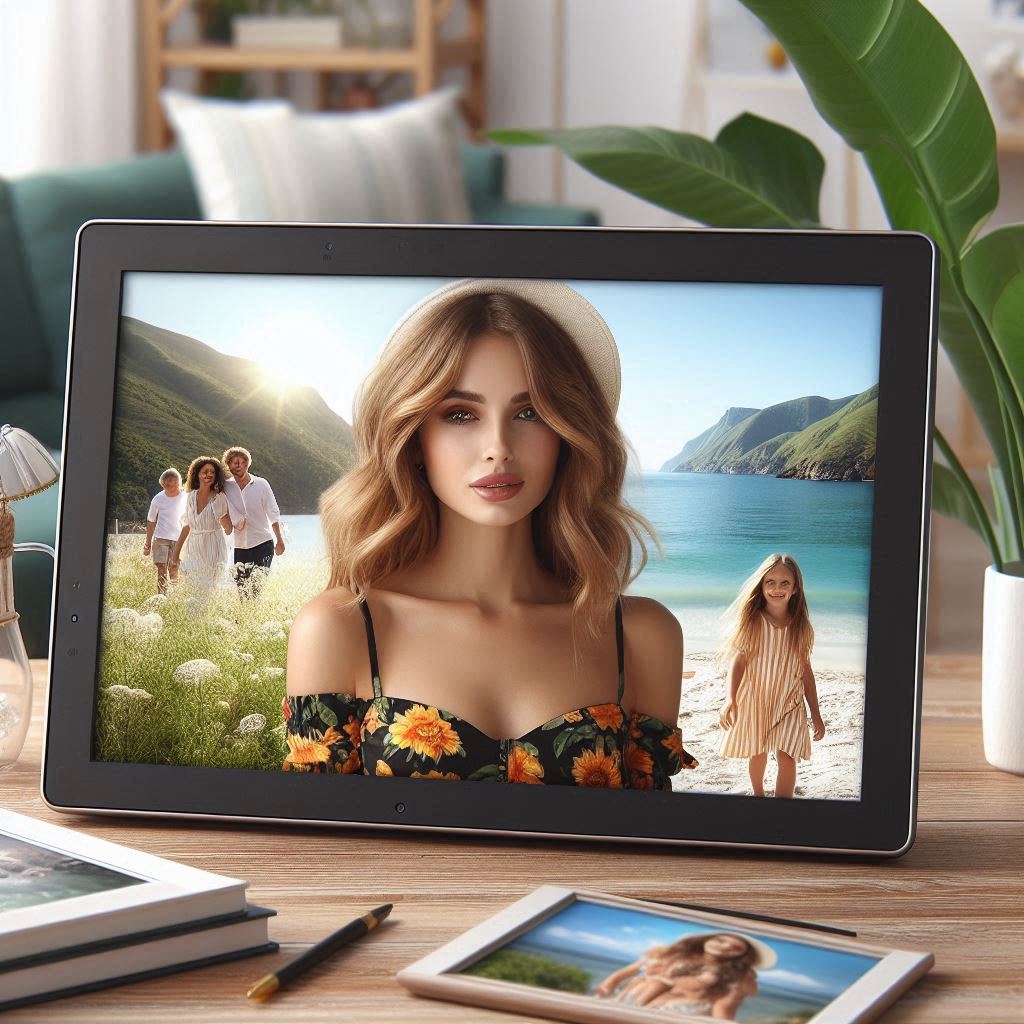 cornice digitale 15 pollici