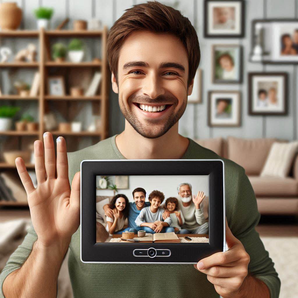 videochiamata cornice digitale